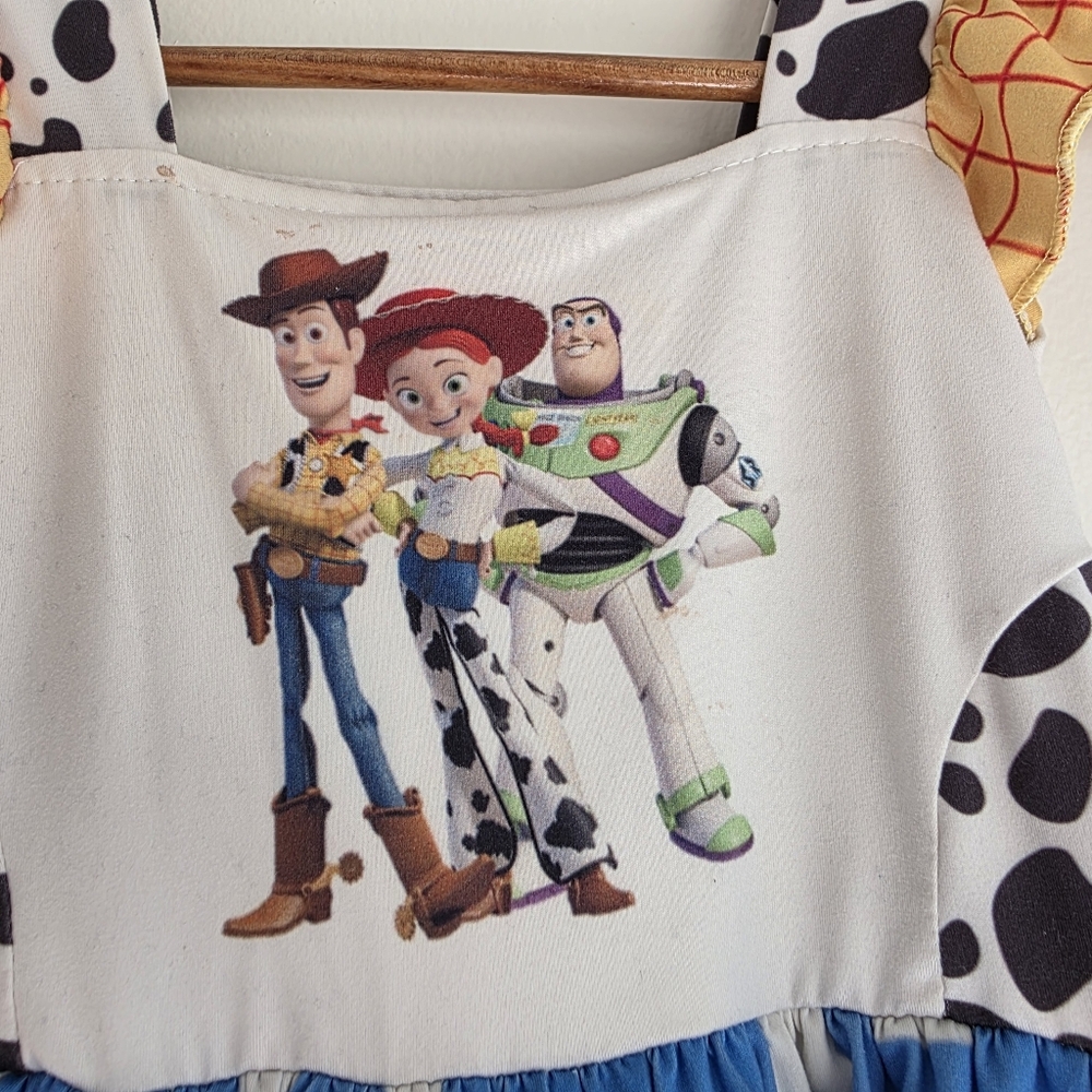 Girls Toy Story Tiered Ruffle Dress - Multicolor - Picture 5 of 9